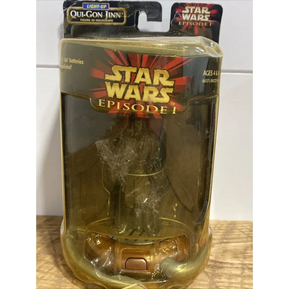 Qui-Gon Jinn Hologram Light Up Star Wars Episode I 1 The Phantom Menace 1999
